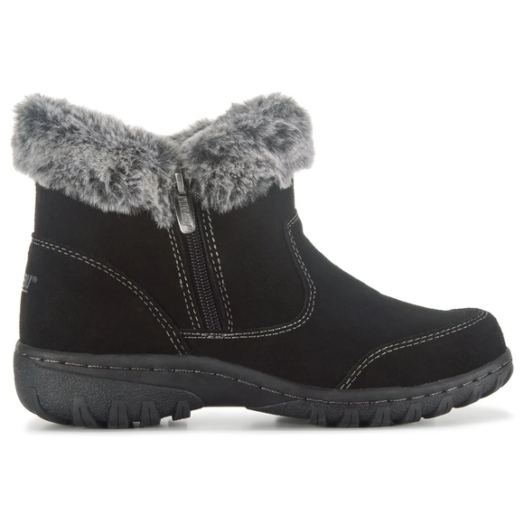Khombu Shoes - KHOMBU Women's Black Faux Fur Ankle Boots